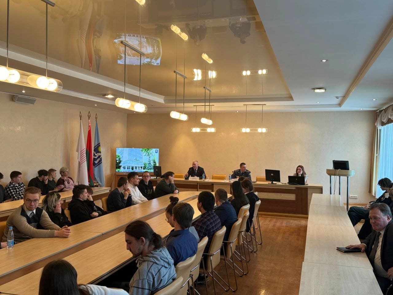 Встреча студентов и сотрудников университета с начальником Гомельской таможни